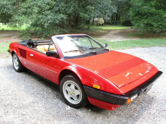 1985 ferrari mondial qv v8 gated manual cabriolet garage barn find no reserve