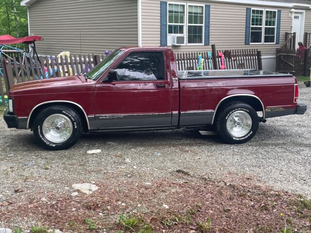 1991 gmc sonoma pickup red rwd automatic 6.0 ls