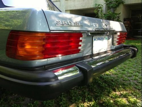 beautiful 1984 mercedes 380 sl
