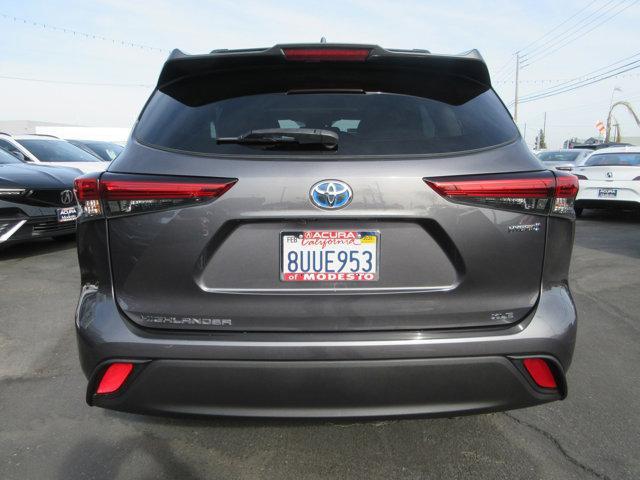 2021 toyota highlander hybrid xle