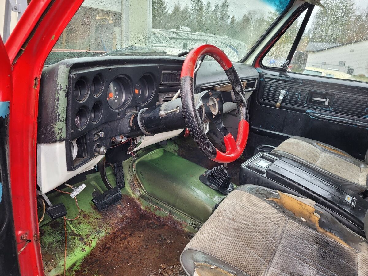 1975 chevrolet blazer suv red cheyenne