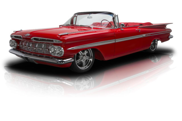frame off restored impala convertible pro touring 6.2l ls3 v8 6l80e 6 speed a/c