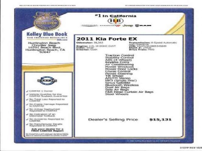 2011 kia forte ex in huntington beach, ca