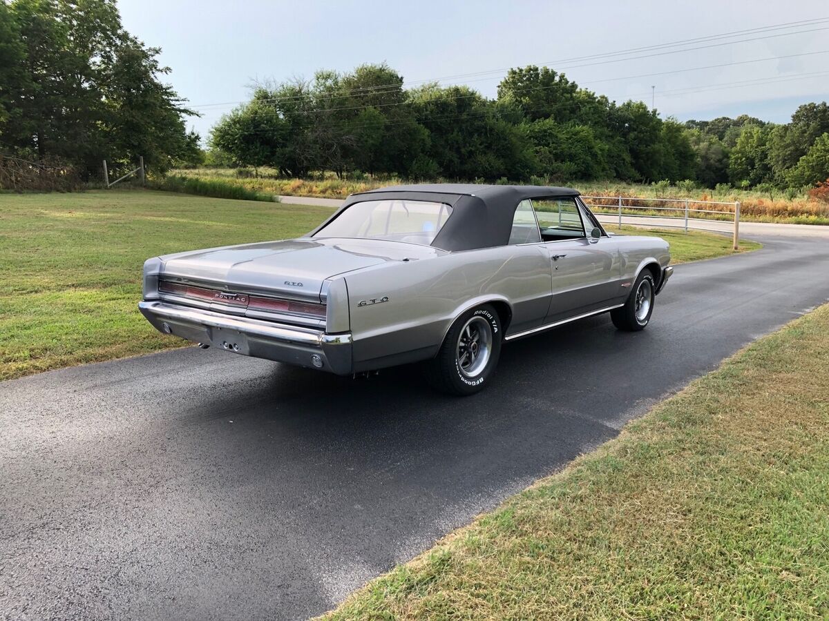 1964 pontiac gto convertible grey rwd manual gto