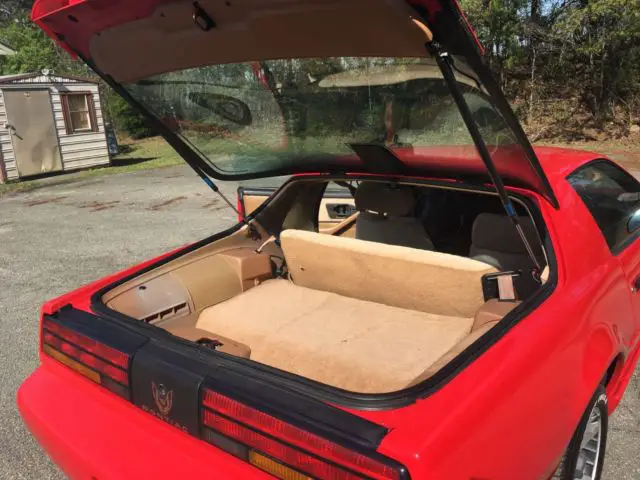 1991 pontiac firebird - fire bird red - low miles - unbelievable condition