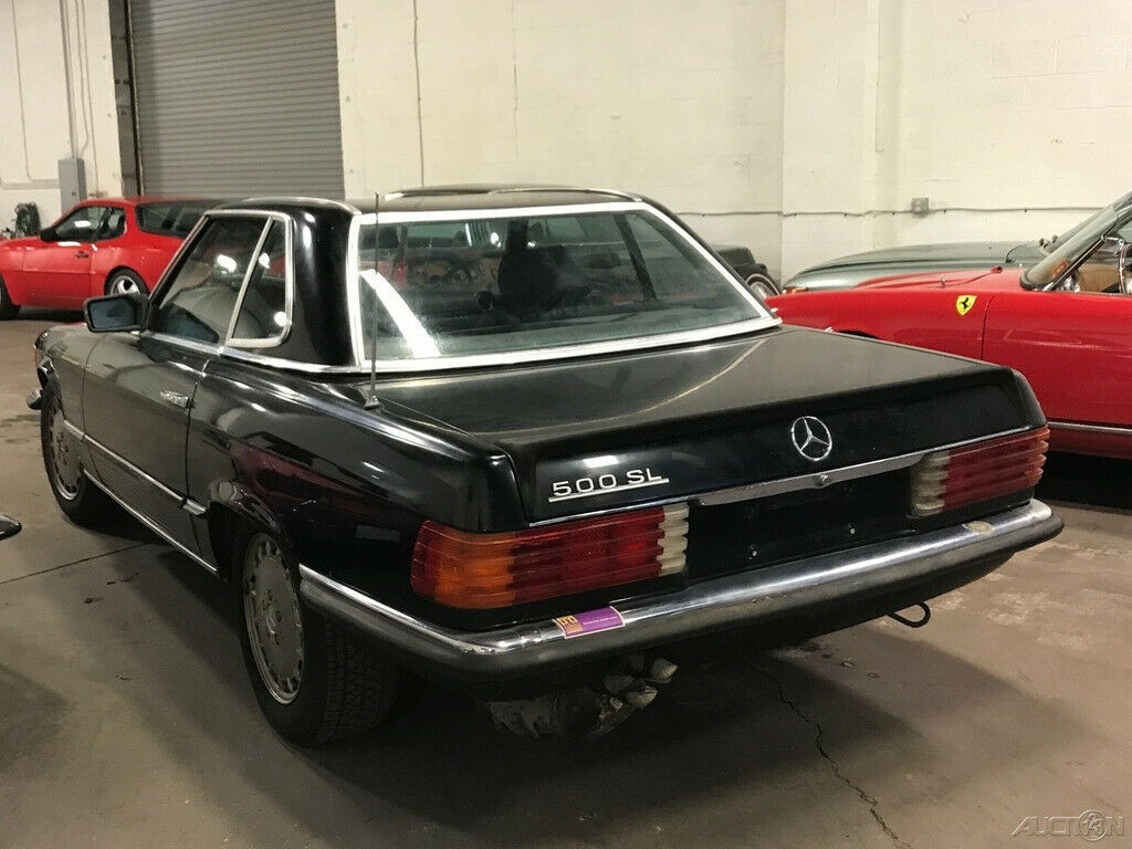 1984 mercedes benz 500sl euro r107 small bumpers euro lights! no reserve!