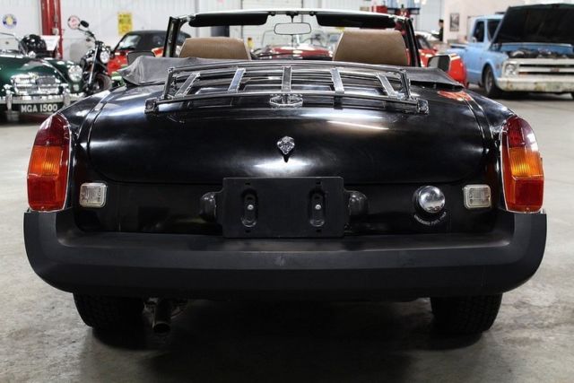 1980 mg mgb 13636 miles black convertible 1800cc i4 manual
