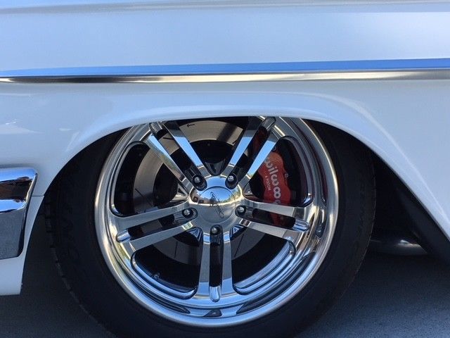1961 impala frame off ls3 supercharged, air ride , vintage a/c