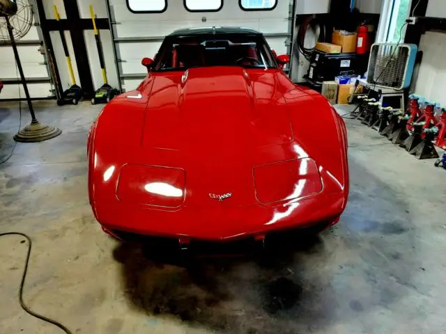 chevrolet corvette l82 matching numbers red on red no reserve