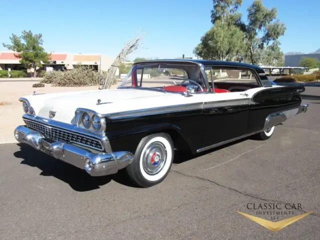 1959 ford galaxie 500 club victoria - hi-performance 352ci v8 - beautiful car!
