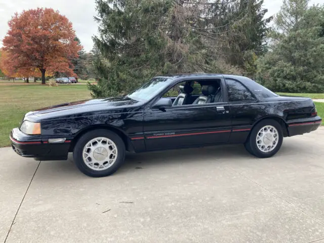 87 sharp 1987 ford t-bird thunderbird turbo coupe 5-speed owned almost 25 years!