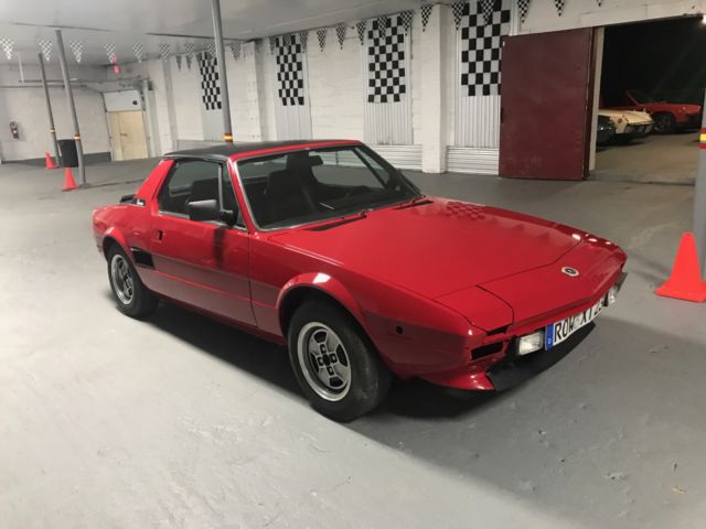 1985 fiat x 1/9 bertone no reserve red low miles fresh paint mechanically sound
