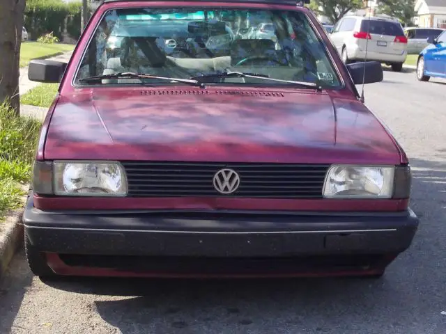 vw fox 1993 coupe 1.8l 5spd thule rack cold a/c last year in the us rare