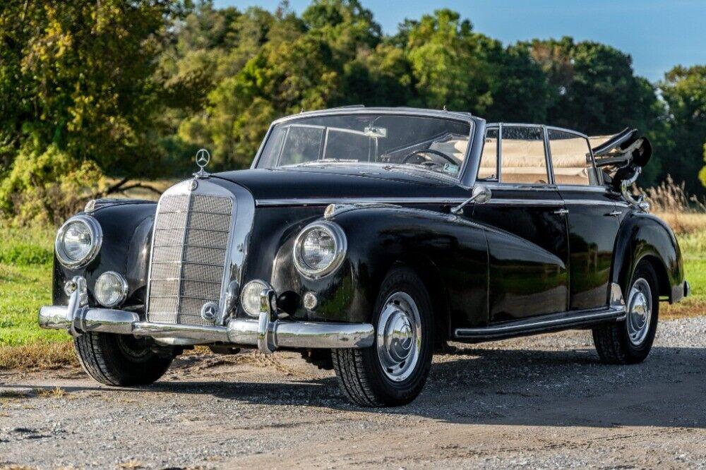 1953 mercedes benz 300b cabriolet d black with tan leather