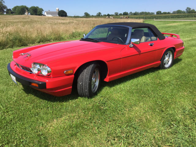 1990 jaguar xjs convertible v12 auto only 48,500 miles! second owner! videos!
