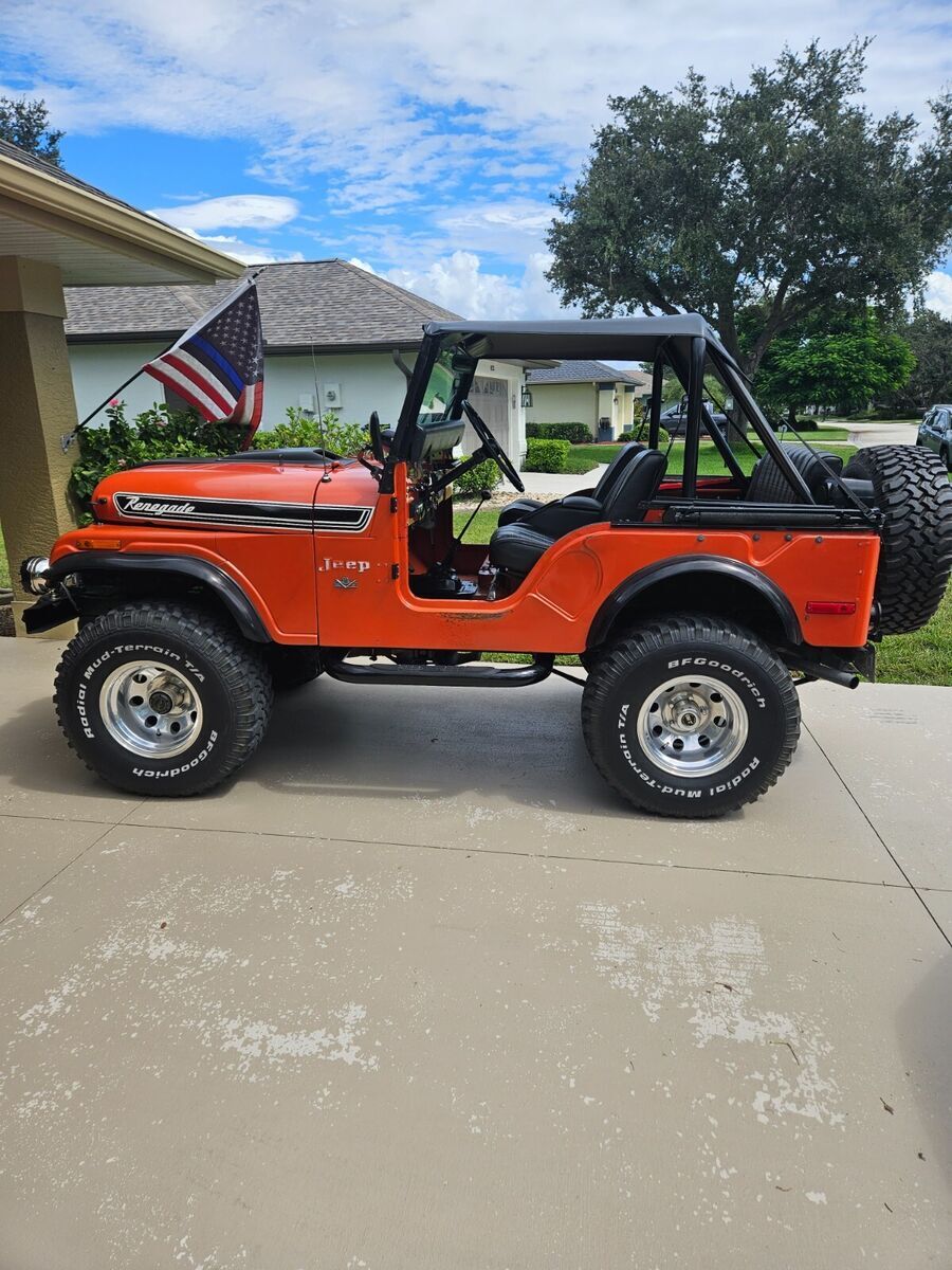 1972 jeep cj5 renegade factory v8 304, dealer upgraded to 360 in 1974