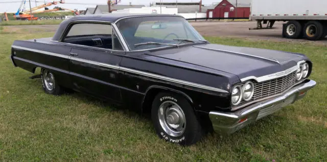 64 impala true ss barn find auto v-8 2 dr runs and drives