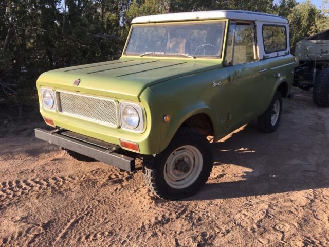 1969 ihc international harvester scout 800a solid rust free body, original