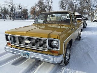 1973 chevrolet c10 custom deluxe 53,300 original miles 2 owner time capsule