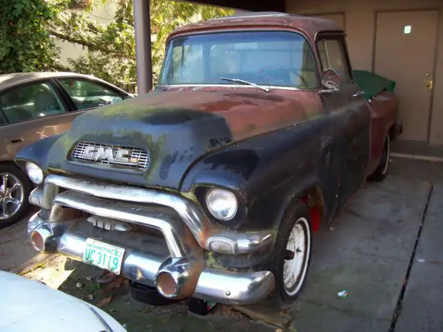 pair of 1956 gmc shortbed big back window v/8 projects like apache