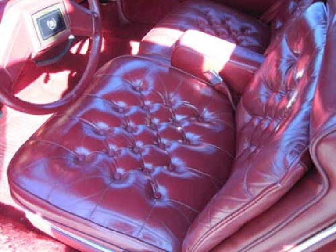 85 cadillac eldorado convertible: 71,000 mi, excellent in sea cliff, ny
