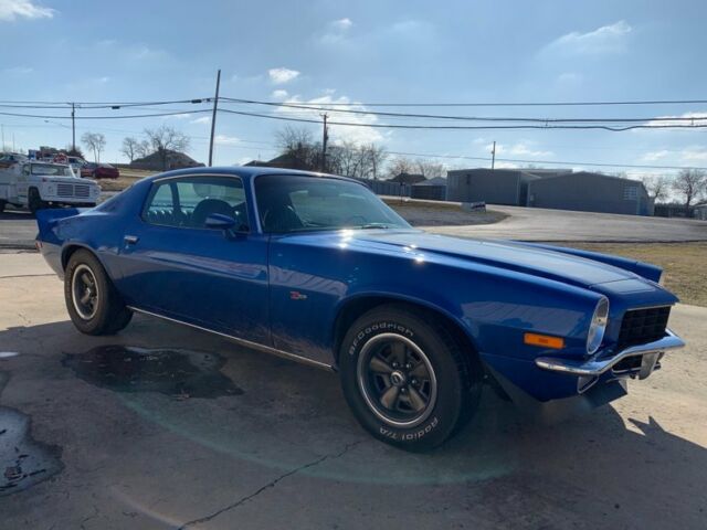 1972 chevrolet camaro z/28 3610 miles blue/white coupe 350ci v8 turbo 400