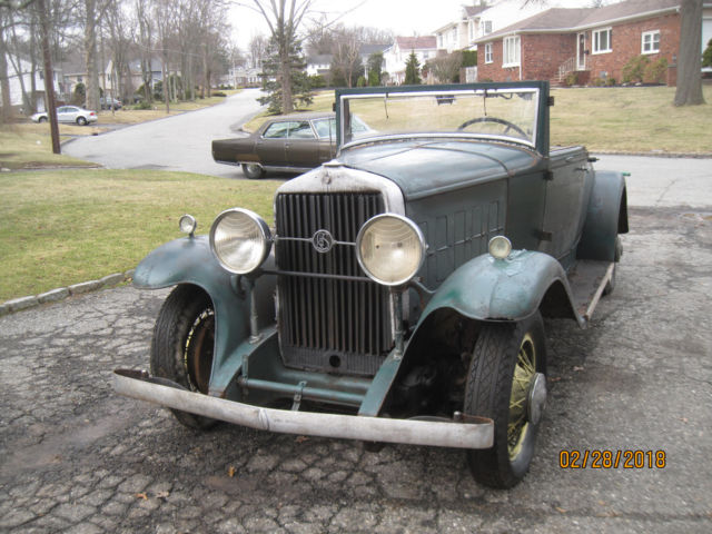 1931 cadillac lasalle convertible cabriolet rumble seat golf door. last 31 made