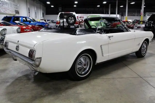 1964 ford mustang 30502 miles white convertible 260 v8 3 speed manual