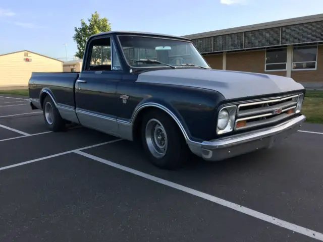 67 c10 shortbed swb wide box patina shop truck lowered not bagged airride