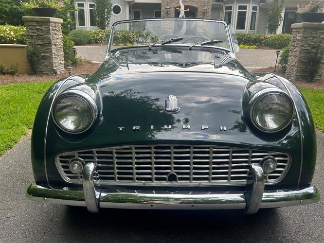 1960 triumph tr3a in new bern, north carolina