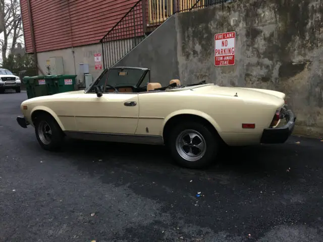 1979 fiat 2000 / 124 spider convertible