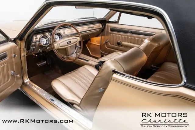 1968 mercury cougar grecian gold hardtop 302 v8 3 speed automatic