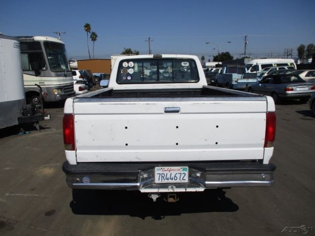 1992 ford f-250 custom used 7.5l v8 16v automatic pickup truck no reserve