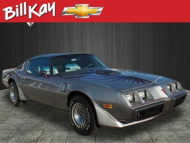 1979 pontiac firebird 43845 miles silver coupe 4-speed manual