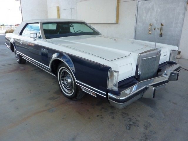 1979 lincoln mark v bill blass edition 64000 miles simulated convertiblle top !!