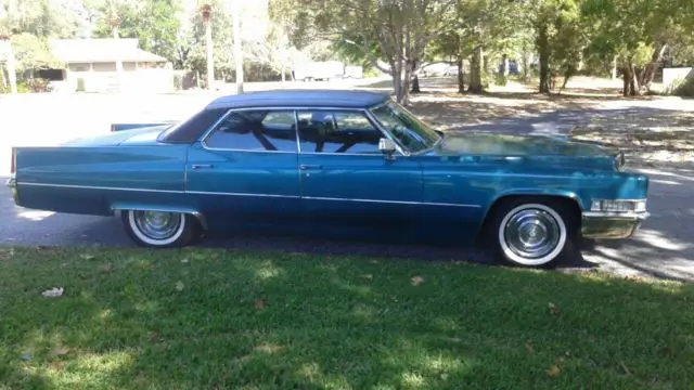 1969 cadillac deville pillarless hard top florida rust free fleetwood eldorado