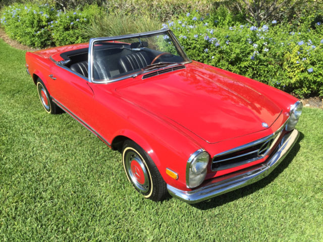 1968 mercedes benz convertible 280sl w113 manual 4 speed
