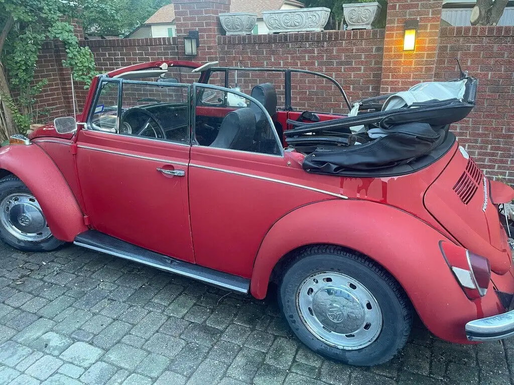 1970 volkswagen beetle manual 1.6l 48,909 miles new rooftop lining & battery