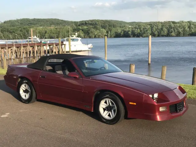 1989 chevrolet camaro rs v8 convertible auto, ac, very original