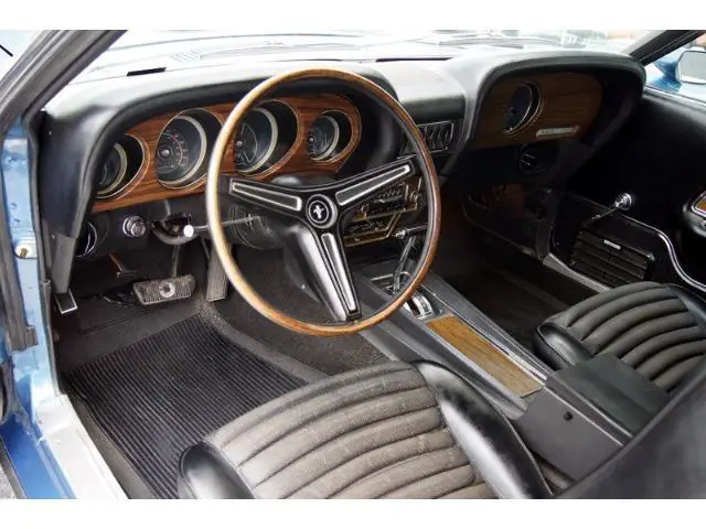 1970 mustang mach i - 351 v8, automatic, factory a/c, nice clean car!