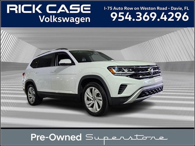 2021 volkswagen atlas 3.6 v6 se w/ technology