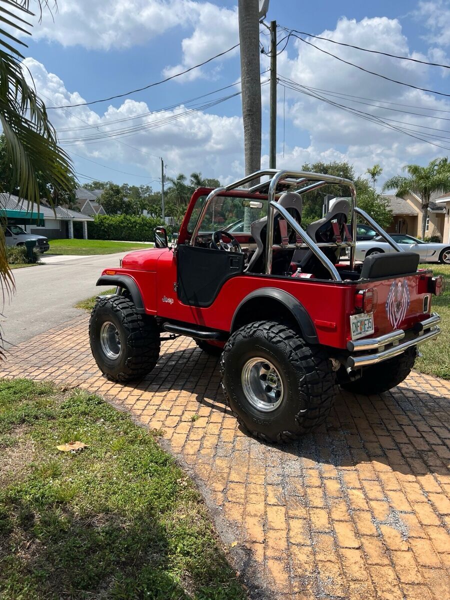 1979 jeep cj 5 red