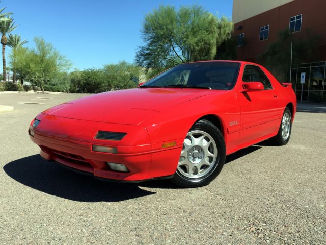 no reserve!! 1989 mazda rx7 gxl-only 43k miles-rust free nv car-non smoker