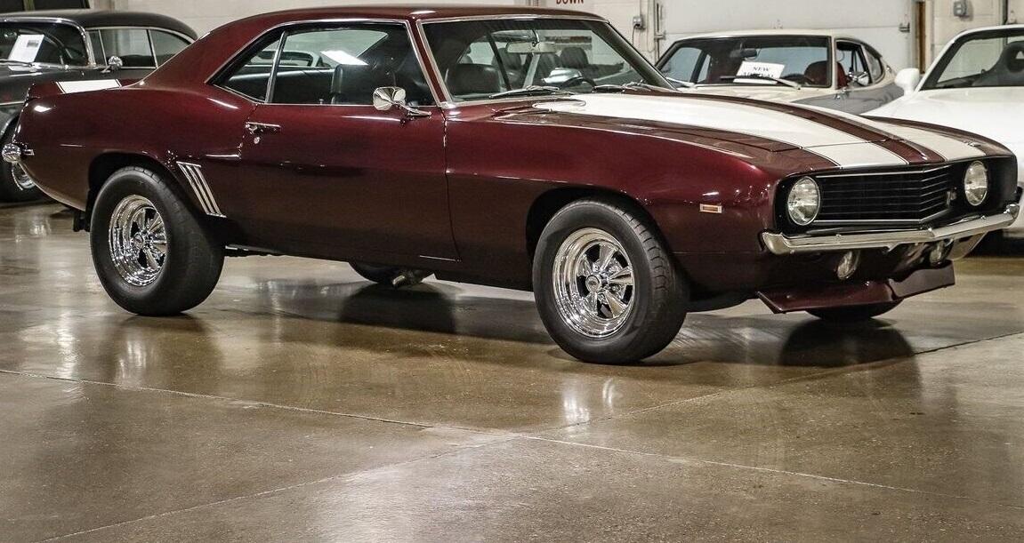 1969 chevrolet camaro z28 dark cherry pearl coupe 355 v8