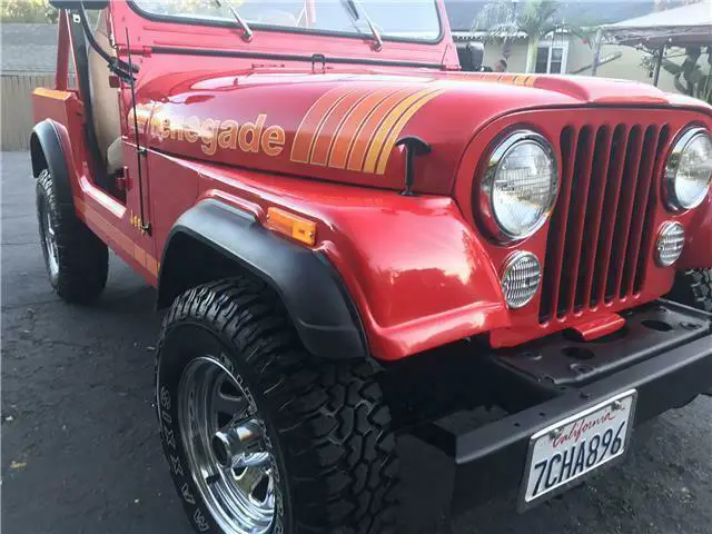 1986 jeep cj7 renegade * free shipping w/ buy it now