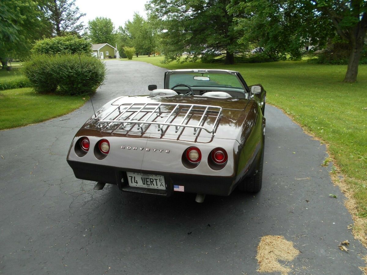 1974 chevrolet corvette convertible. great driver. ready to enjoy. leather