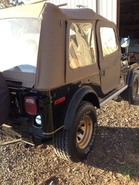 1978 jeep cj7 golden eagle original paint and decals, no rust, v8 auto