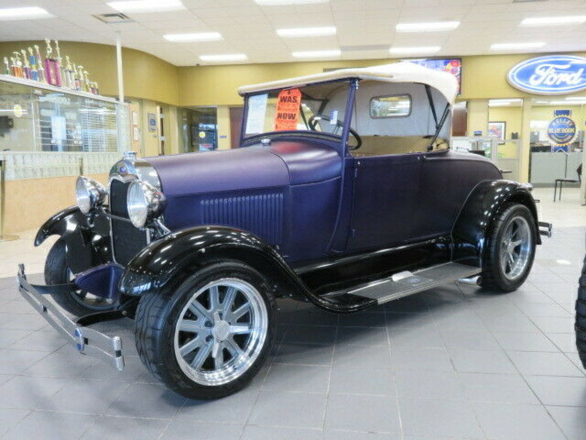 1928 ford model a roadster restored and low reserve price set on auction a+