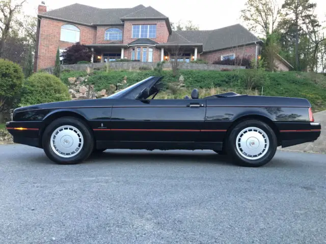 1991 cadillac allante convertible 4.5 v8 caddy droptop black/black free shipping