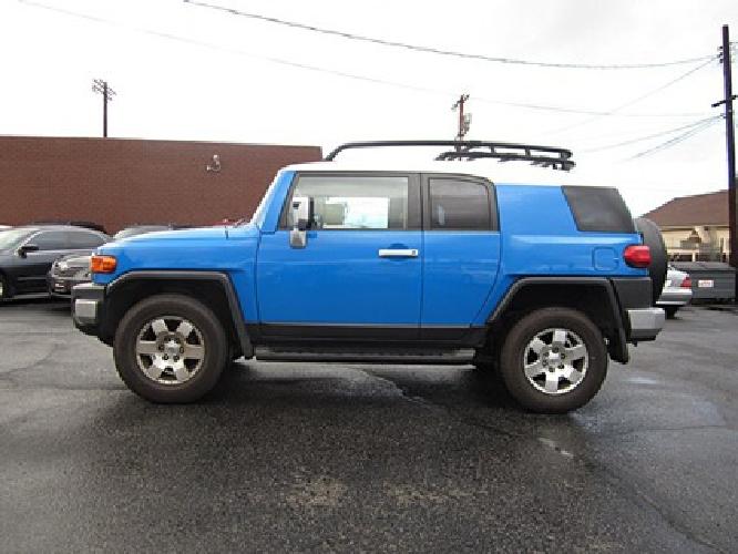 2007 toyota fj cruiser 4wd blue 96,327 mile in los angeles, ca